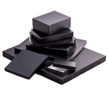 Black Leatherette w/ Black Base Photo Boxes