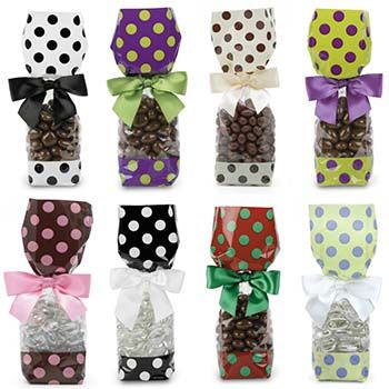 Dotted Ink Stand Up Bags